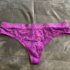 Vibrant purple Victoria’s Secret thong